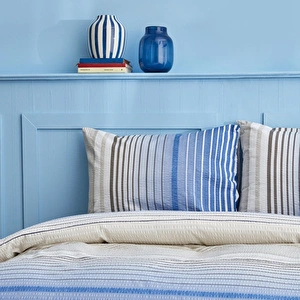 Nautica Home Olympus Stripe Tek Kişilik Nevresim Takımı Blue görseli 3
