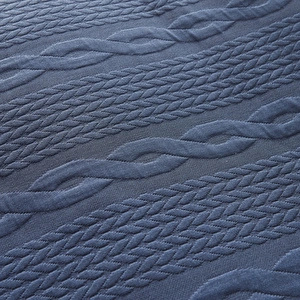 Nautica Home Rope Navy Çift Kişilik Yatak Örtüsü Seti görseli 5