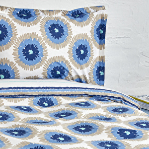 Nautica Home Ocean %100 Pamuk Tek Kişilik Nevresim Takımı Mavi görseli 4