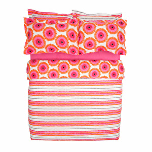 Nautica Home Ocean %100 Pamuk Çift Kişilik Nevresim Takımı Pembe görseli 2