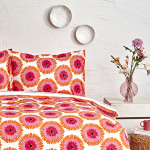 Nautica Home Ocean %100 Pamuk Çift Kişilik Nevresim Takımı Pembe görseli 3