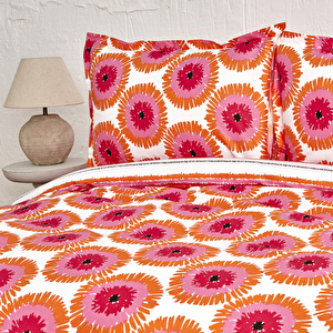 Nautica Home Ocean %100 Pamuk Çift Kişilik Nevresim Takımı Pembe görseli 4