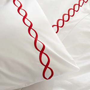 Nautica Home Billow Percale Çift Kişilik Nevresim Takımı Red görseli 6