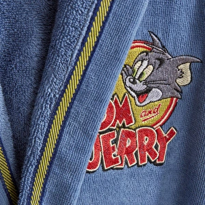 Karaca Home Tom Ve Jerry Kapüşonlu Bornoz 4/6 Yaş  görseli 2