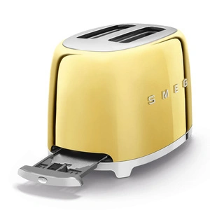 Smeg 2x1 Ekmek Kızartma TSF01GOEU Gold görseli 2