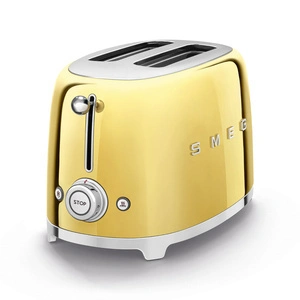 Smeg 2x1 Ekmek Kızartma TSF01GOEU Gold görseli 3