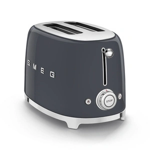 Smeg 2x1 Ekmek Kızartma TSF01GREU Barut Gri görseli 2