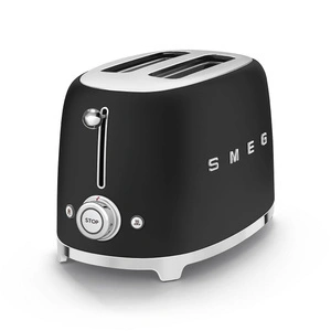 Smeg 2x1 Ekmek Kızartma TSF01BLMEU Matte Black görseli 2