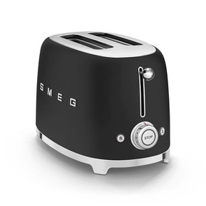 Smeg 2x1 Ekmek Kızartma TSF01BLMEU Matte Black görseli 3