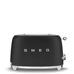Smeg 2x1 Ekmek Kızartma TSF01BLMEU Matte Black görseli 4