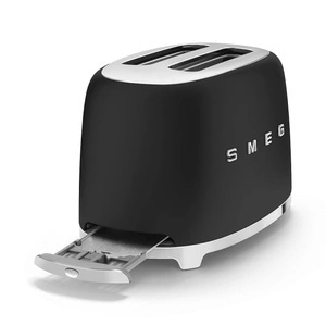 Smeg 2x1 Ekmek Kızartma TSF01BLMEU Matte Black görseli 7