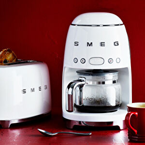 Smeg Filtre Kahve Makinesi White Dcf02wheu görseli 3