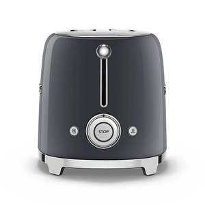 Smeg 2x1 Ekmek Kızartma TSF01GREU Barut Gri görseli 4