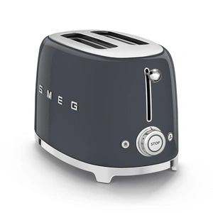 Smeg 2x1 Ekmek Kızartma TSF01GREU Barut Gri görseli 5