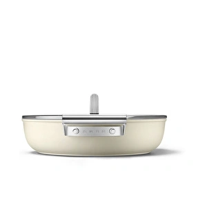 Smeg Cookware Krem Tencere Cam Kapaklı 28 cm görseli 7