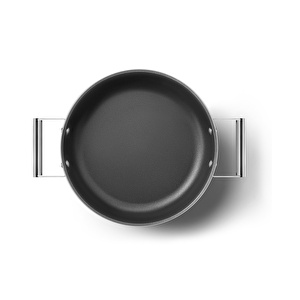 Smeg Cookware Krem Tencere Cam Kapaklı 28 cm görseli 13