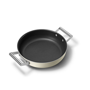 Smeg Cookware Krem Tencere Cam Kapaklı 28 cm görseli 17