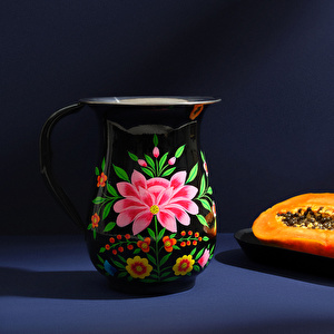 3rd Culture Siyah Lotus Sürahi görseli 2