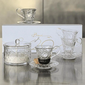 Baci Milano Baroque Rock Cake Şekerlik Ve Kaşığı Şeffaf görseli 2