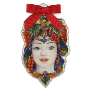 Joke Sicily Le Gioie Face Woman Dekoratif Obje