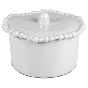 Joke Table Kitchen Melamin Bisküvi Kavanozu 14 cm x 21 cm Beyaz
