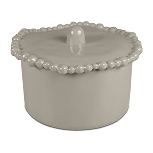 Baci Milano Joke Table Kitchen Melamin Bisküvi Kavanozu 14 cm x 21 cm Kahverengi görseli 1