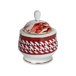 Baci Milano Le Rouge Şekerlik 9x12 cm Kırmızı görseli 3