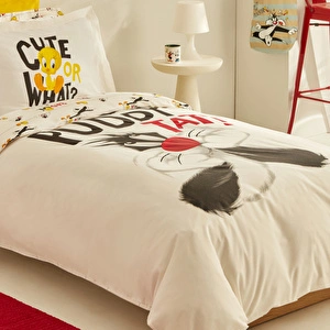 Karaca Home Looney Tunes Best Friends Tek Kişilik Nevresim Takımı görseli 3