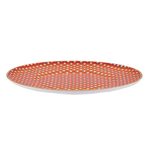 İstanbul Porselen Nar Fine Bone Pasta Tabağı Kırmızı 21 cm görseli 6