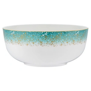 İstanbul Porselen Starlight Fine Bone New Year Yılbaşı Salata Kasesi 21 cm görseli 5
