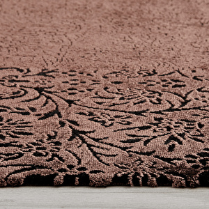Kaşmir Halı Viskon Premium Damask Somon 160x230cm Halı görseli 4