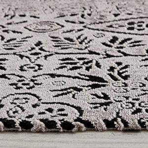 Kaşmir Halı Viskon Premium Damask Vizon 160x230 cm görseli 4