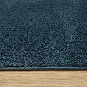 Kaşmir Halı 7/24 Dört Mevsim Blueberry Mavisi 80x150 cm görseli 4