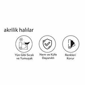 Kaşmir Halı Akrilik Urban Raval 200x290 cm görseli 7