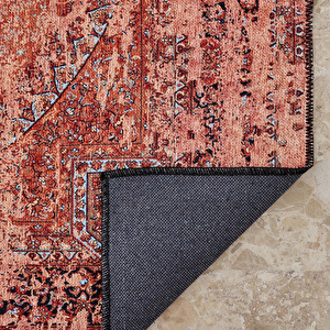 Kaşmir Halı Dekoratif Art Retro Kapadokya 80x300 cm görseli 2