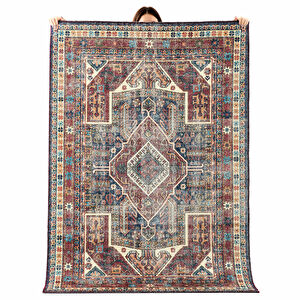 Kaşmir Halı Dekoratif Art Türkmen İsfahan 160x230 cm görseli 1
