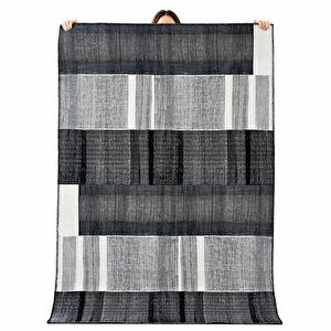 Kaşmir Halı Dekoratif Art Trend Deep Black 160x230 cm görseli 1