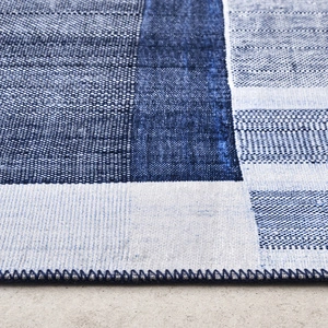 Kaşmir Halı Dekoratif Art Trend Deep Blue 80x300 cm görseli 5