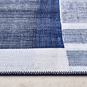Kaşmir Halı Dekoratif Art Trend Deep Blue 120x180 cm görseli 5