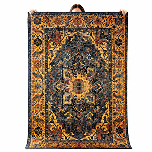 Kaşmir Halı Dekoratif Art Retro Göbeklitepe 120x180 cm görseli 1