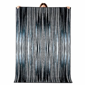 Kaşmir Halı Dekoratif Art Trend Black Line 180x280 cm görseli 1