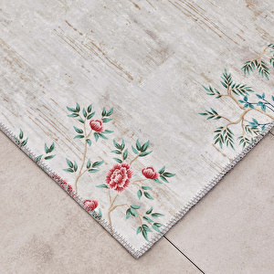 Kaşmir Halı Dekoratif Art Mutfak Garden 80x300 cm görseli 3