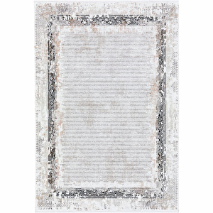 Kaşmir Halı Viskon Elegance Silver 80x300 cm görseli 2