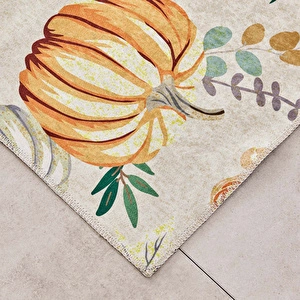 Kaşmir Halı Dekoratif Art Mutfak Pumpkin 80x300 cm görseli 3