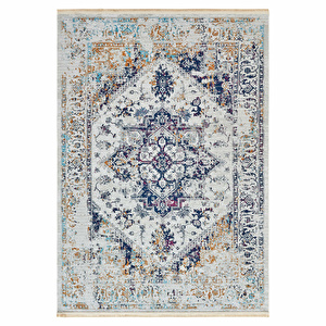 Kaşmir Halı Dekoratif Art Retro Kirman 80x300 cm görseli 4