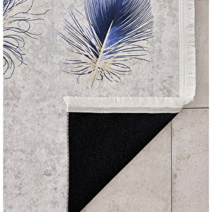 Kaşmir Halı Dekoratif Art Mutfak Feather 120x180 cm görseli 2