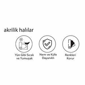 Kaşmir Halı Akrilik Nova Stella 80x150 cm görseli 6