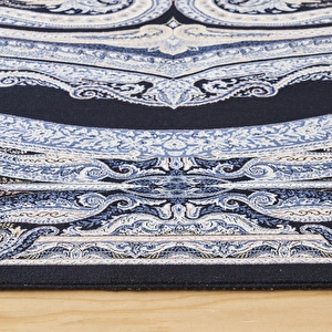 Kaşmir Halı İpek Moroccan Blue 200x290cm Halı görseli 5