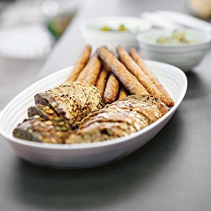 Guzzini Tierra Kayık Tabak Kil Rengi görseli 4