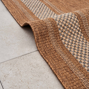 Kaşmir Halı 7/24 Kilim Jüt İncekum 200x290 cm görseli 3